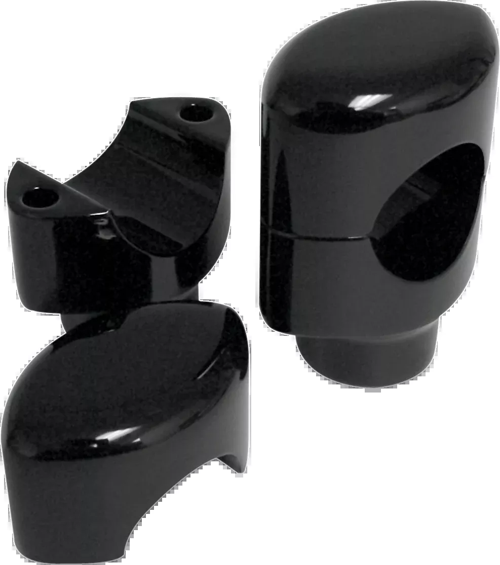 1.5" Black Handlebar Riser for Harley-Davidson with 1-1/2" Handlebars