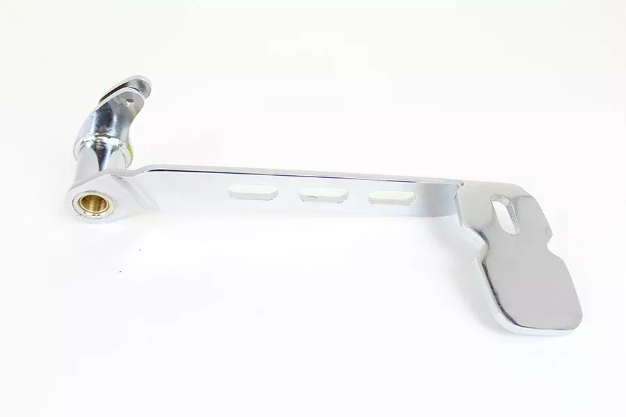 1" Extended Slotted Chrome Brake Pedal For Harley-Davidson Touring 2008-2013