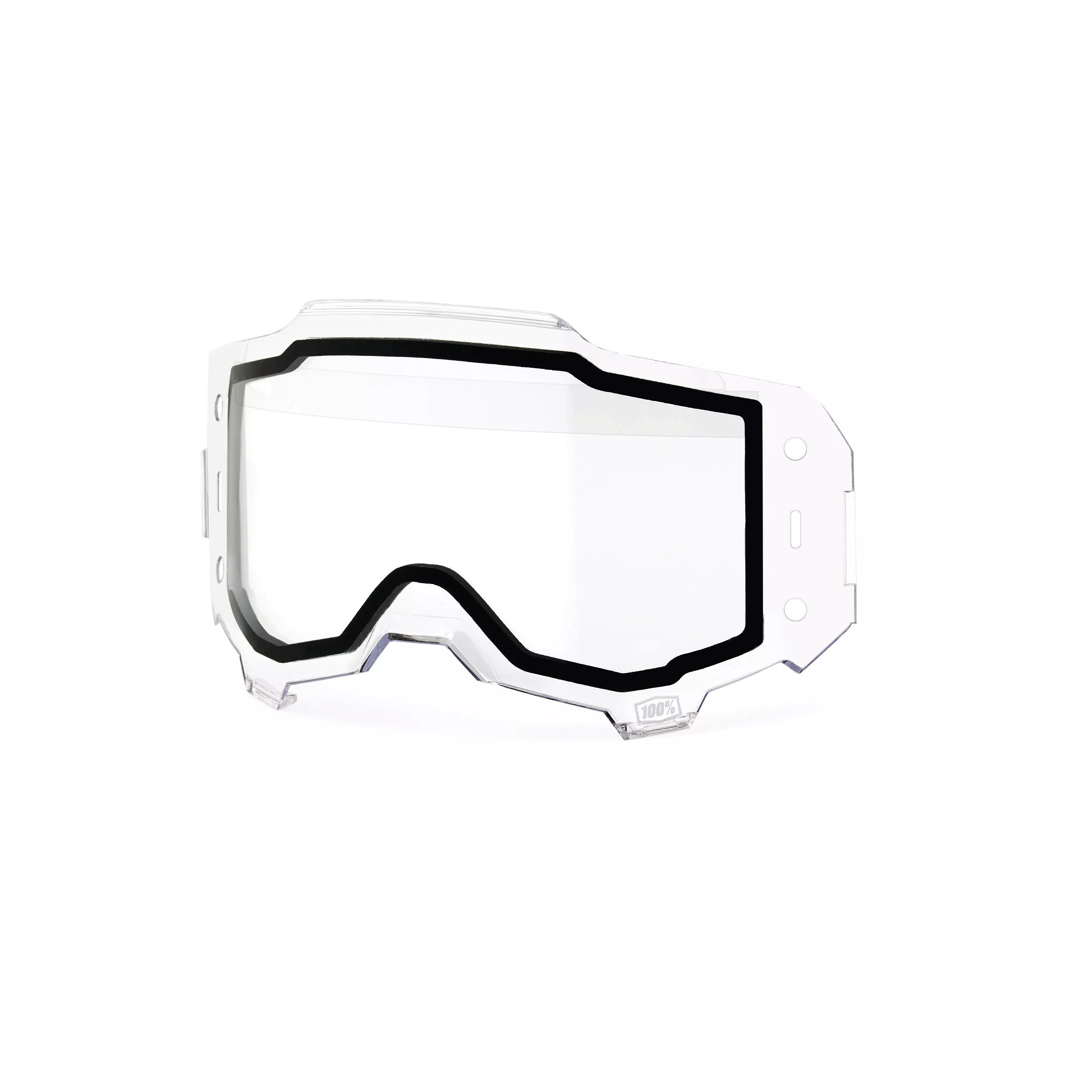 100% Armega/100% Armatic Forecast Dual Pane Clear Lens