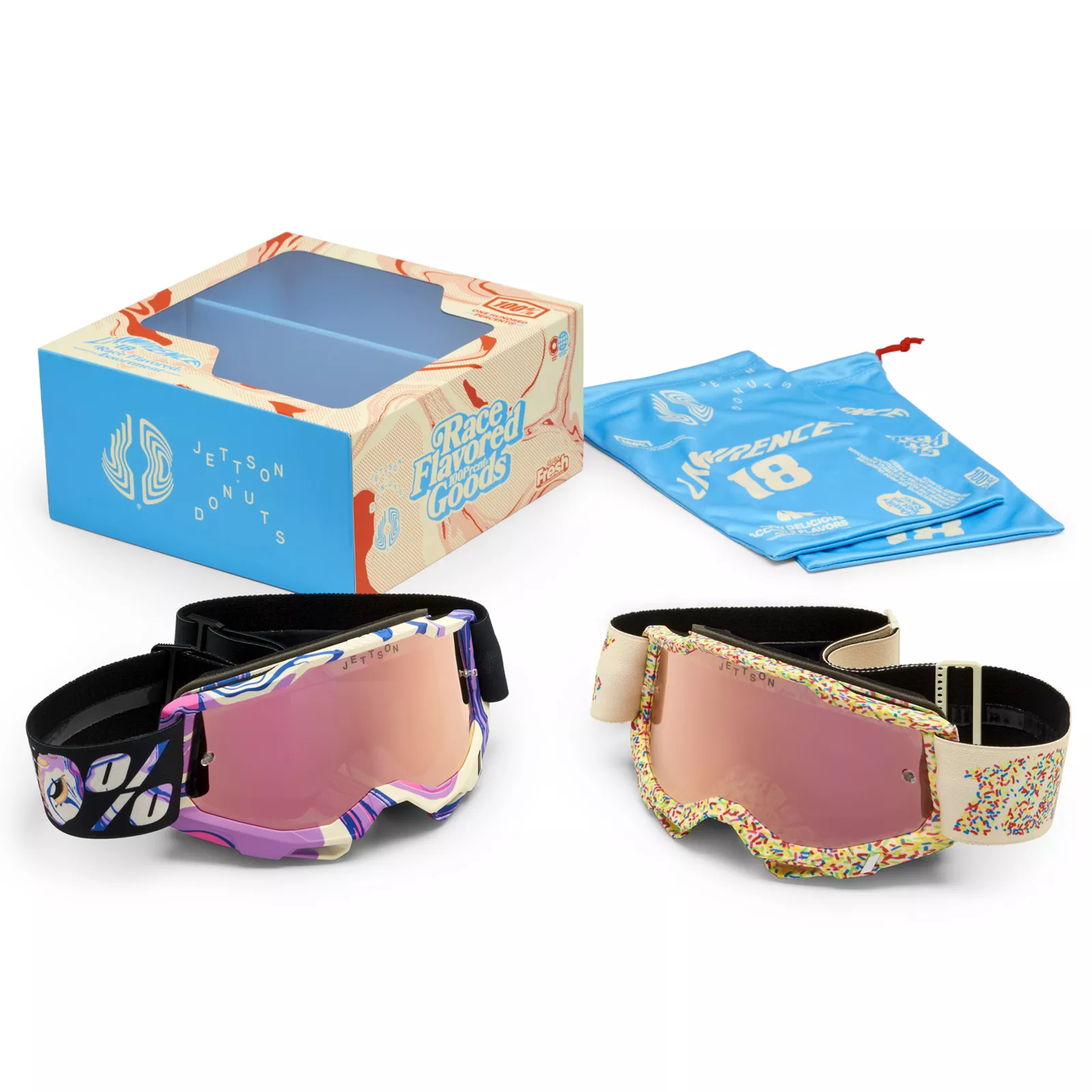 100% Armega Donut Goggle (Pink Mirror)
