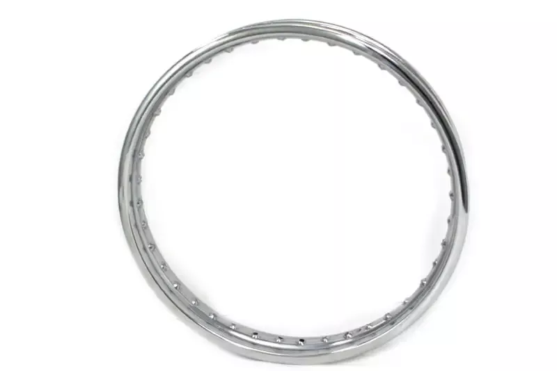 19 X 1.85 Rolled Edge Rim Chrome