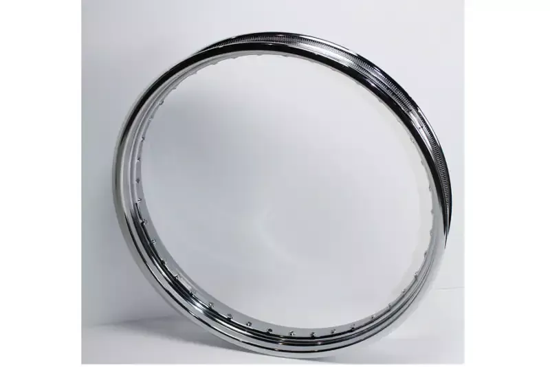 21 x 2.15 Rolled Edge Rim Chrome