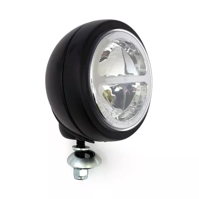 4-1/2" FL Style Led Spotlight. Black For Harley-Davidson