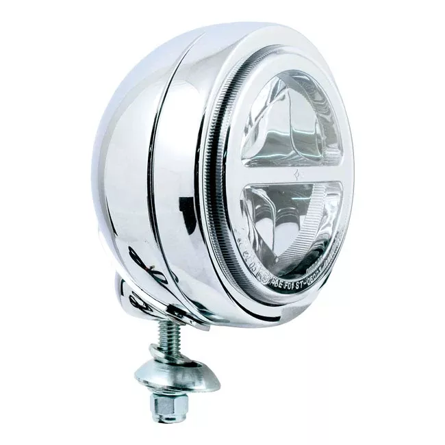 4-1/2" Fl Style Led Spotlight. Chrome For Harley-Davidson