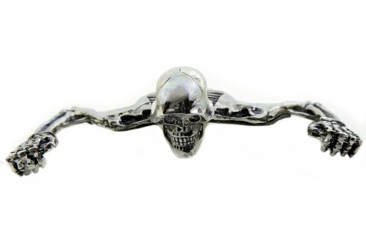 7" Skull Headlight Visor Trim for Harley-Davidson