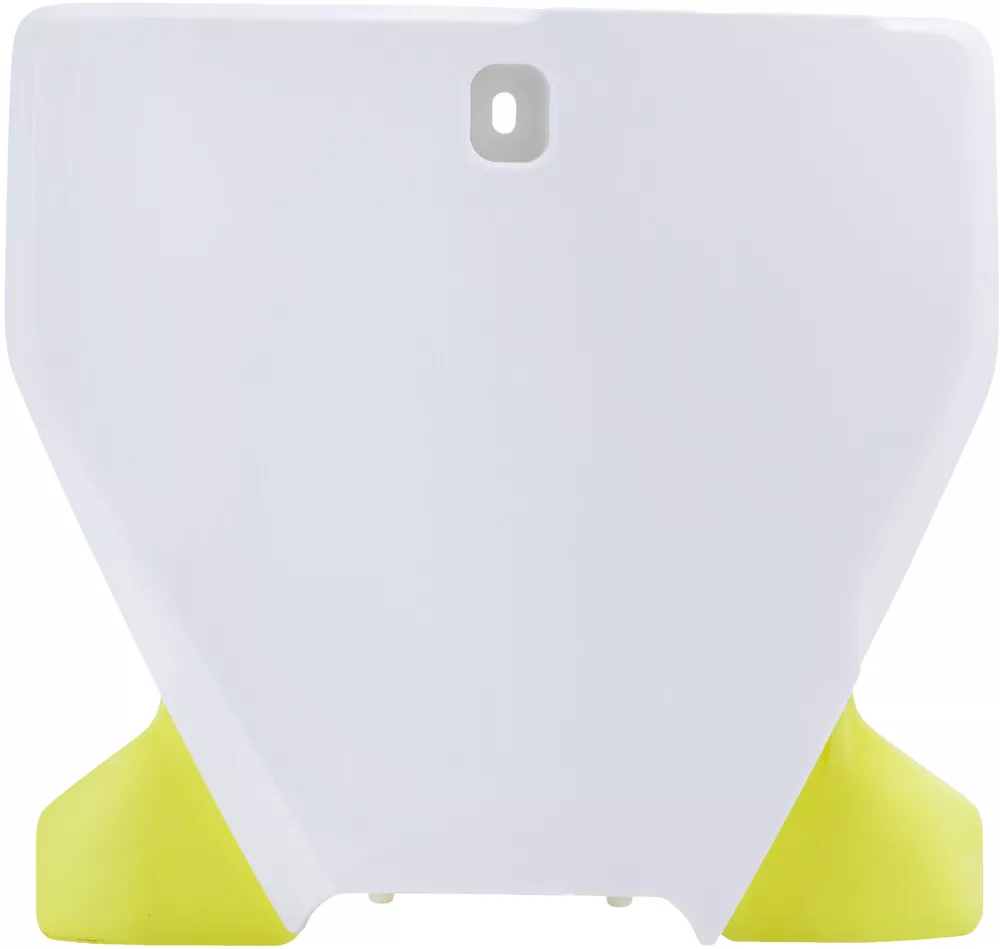 Acerbis Front Number Plate (White/Yellow) HQV 19-22