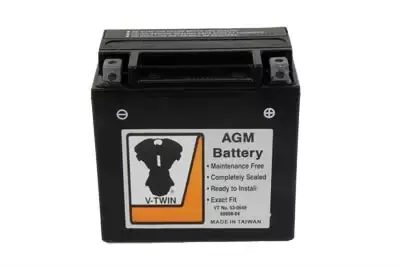 AGM Dry Fully Sealed Black Battery
