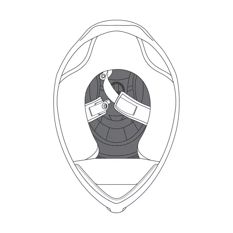 AGV - Removeable Crown Pad for K-5 S Helmets