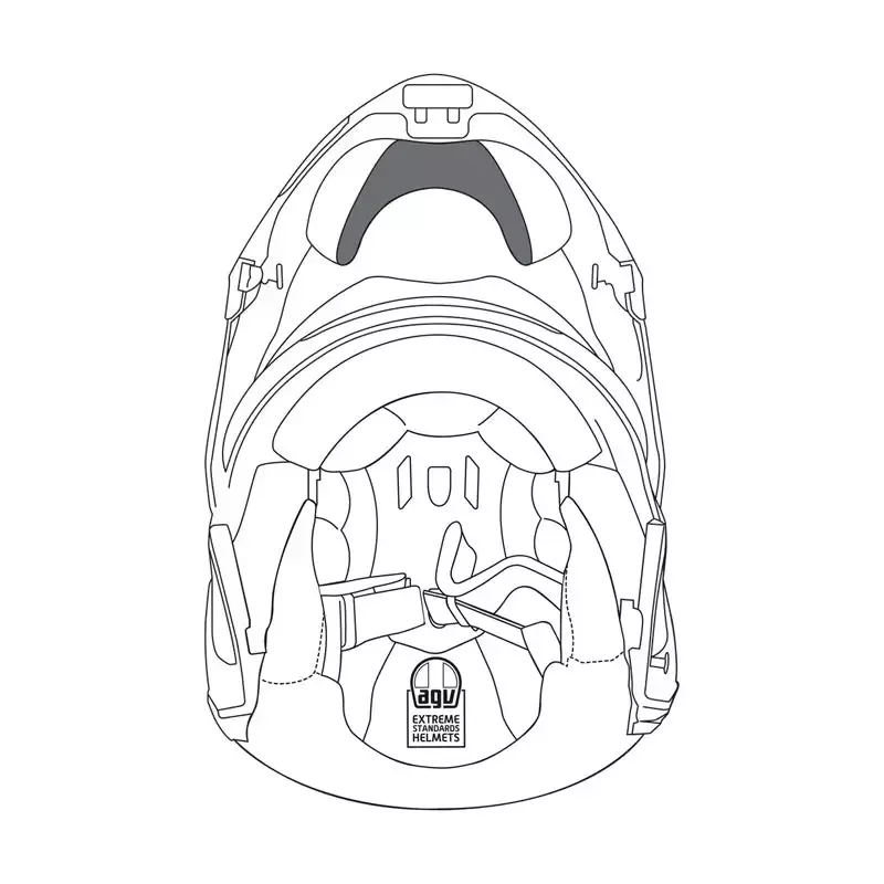 AGV - Replacement Summer Wind Protector for Sportmodular