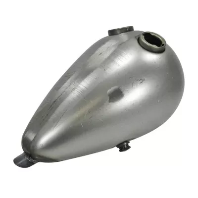 “Alien Axed Wasp” Style Dual Fill Gas Tank with Custom Mounting Tabs - Steel, 2.2 Gallon