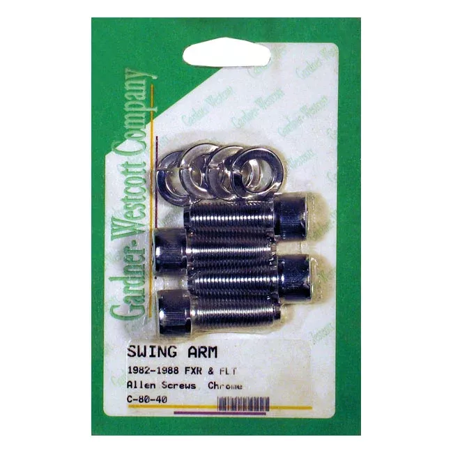 Allen Bolt Kit, Swingarm Pivot Cap Covers For Harley-Davidson