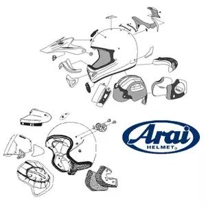 AraiMotorcycle helmet chinstrap