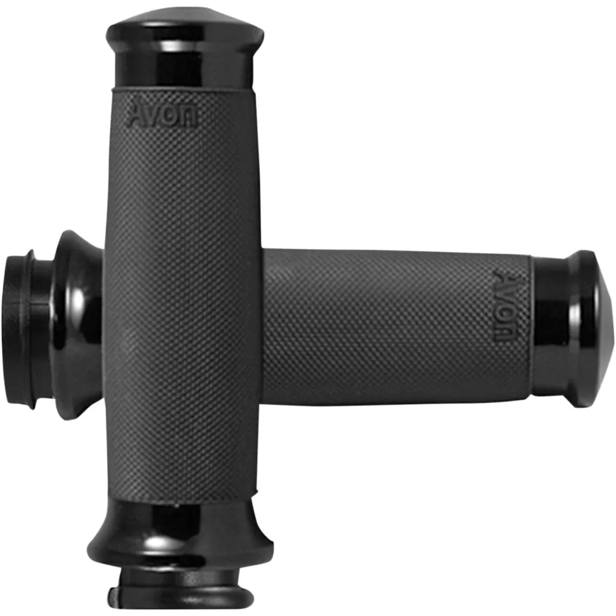 Avon Contour Grips for Harley-Davidson, Black Anodized TBW