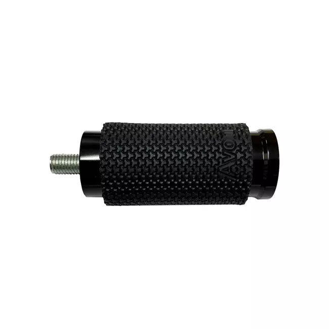 AVON Shift / Brake Peg Memory Foam, Black Anodized For Harley Davidson