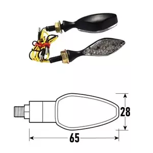 BCRLED motorcycle indicators Tiny (x2)