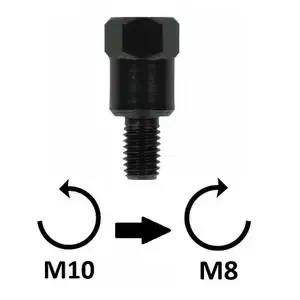 BCRMotorcycle mirror adapter M8x1,25 DX