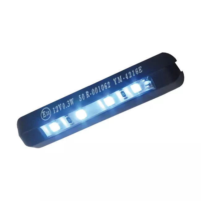 Black 4 Led License Plate Light For Harley-Davidson