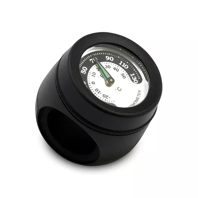 Black Harley-Davidson Handlebar Thermometer
