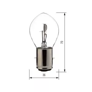 BosmaMotorcycle bulb Ba20d 6v