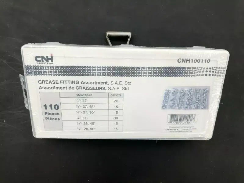 Case IH International 110pc Grease Fitting Assortment- Standard