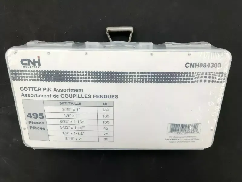 Case IH International 495pc Cotter Pin Assortment- Standard Std SAE
