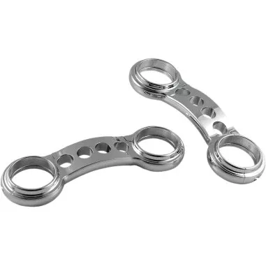 CHROME BILLET ALUMINUM FORK BRACES FOR HARLEY-DAVIDSON