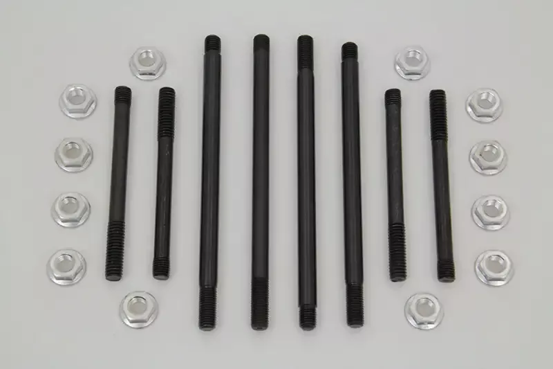 Chrome Engine Case Flanged Bolt Kit