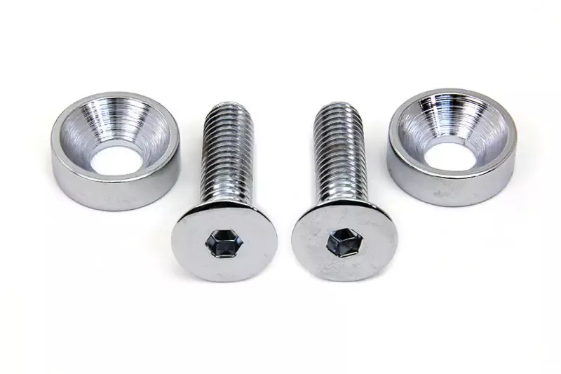 Chrome Screw Set for Motor Mount to Cylinder Head