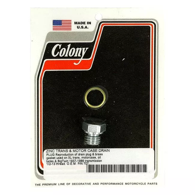 Colony Timing & Drain Plug For Harley-Davidson