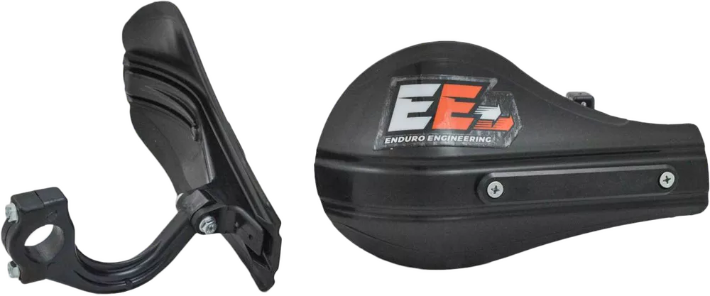 Composite Mount Moto Roost Deflectors Black with Mounting Hardware