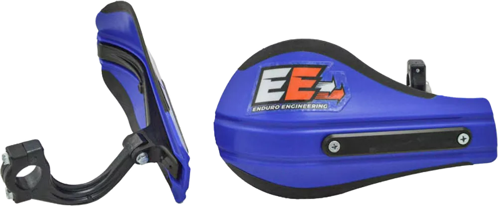 Composite Mount Moto Roost Deflectors Blue with Mounting Hardware