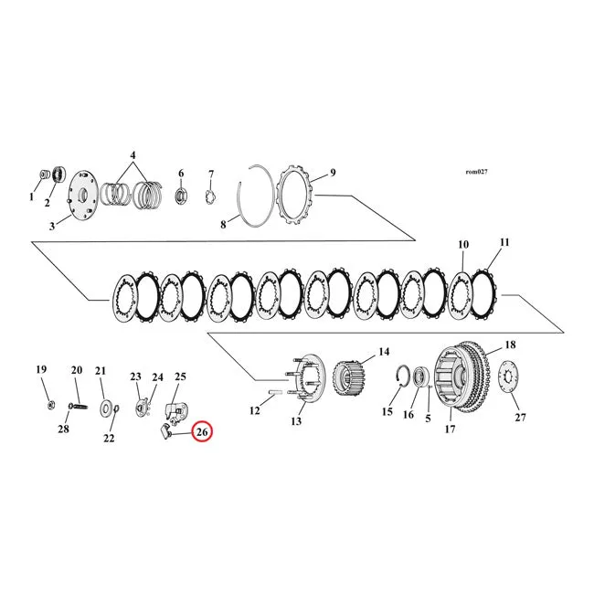 Coupling, Clutch Cable For Harley-Davidson