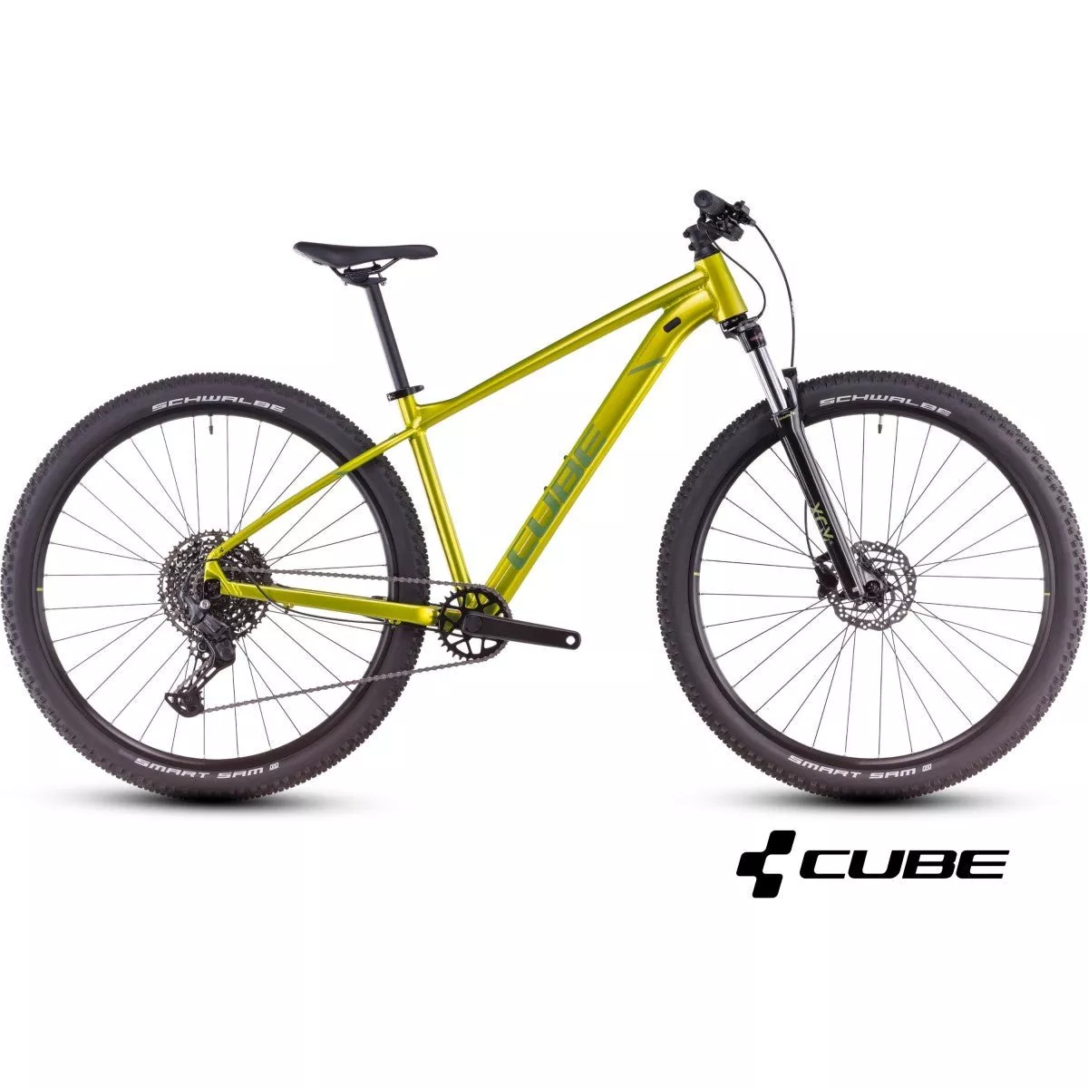 CUBE AIM SLX 29 mountain bike - flashlimenjuniper
