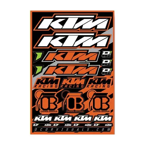 D'Cor Visuals - KTM Sticker Sheet