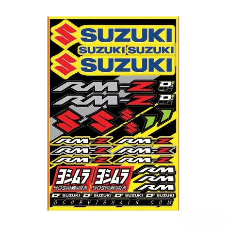 D'Cor Visuals - Suzuki Sticker Sheet