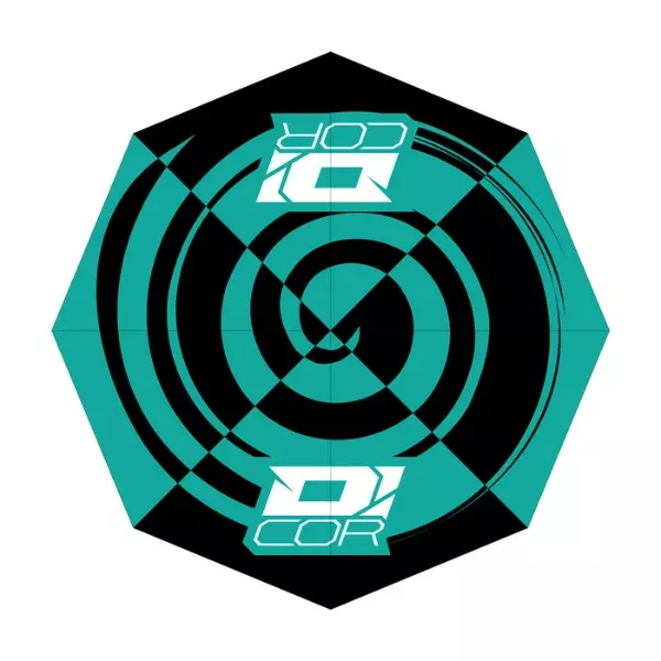 D'Cor Visuals - Umbrella Teal/Black