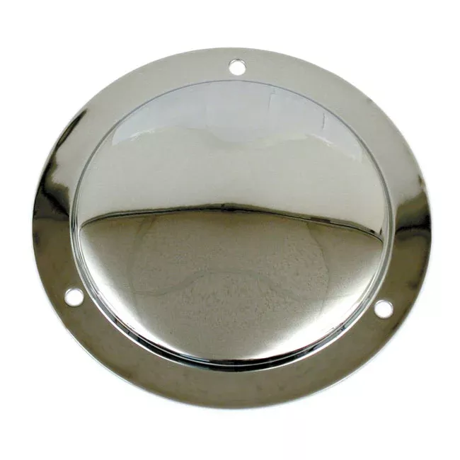Derby Cover, Stepped. Chrome For Harley-Davidson