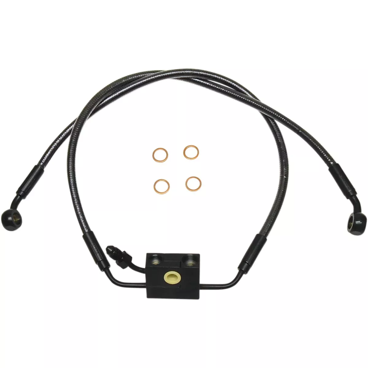 DESIGNER SERIES DOT ABS-SPECIFIC FRONT BRAKE LINE KITS FOR HARLEY DAVIDSON