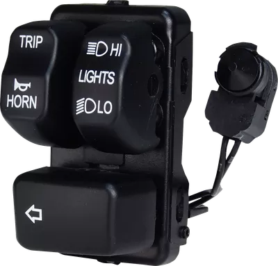 DRAG SPECIALTIES Control Module - Left - Black 78591B