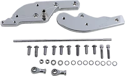 DRAG SPECIALTIES Forward Control Extensions - 3" Forward - Chrome - FL/FX 056318