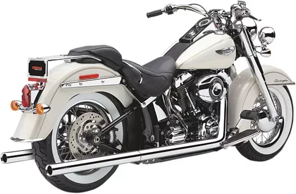 Dual 2-into-2 Complete Exhaust System for Harley-Davidson Softail 2000-2006
