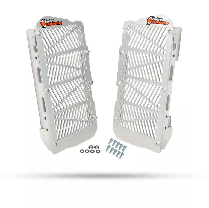 EE Radiator Guard Silver 125RR