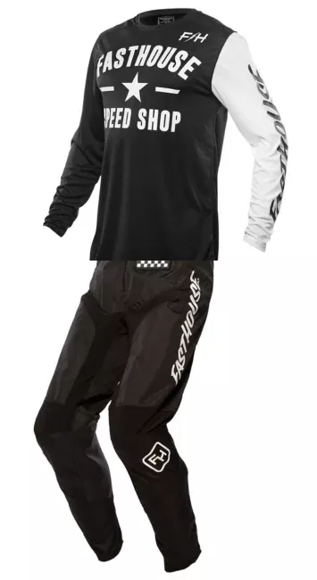 Fasthouse - Carbon Jersey, Pants Combo (Youth)
