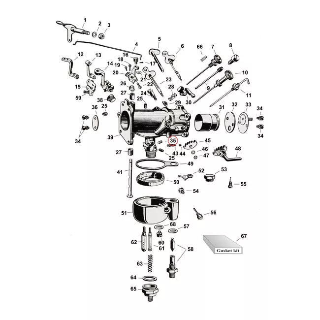 Fixed Jet, No. 18 For Harley-Davidson