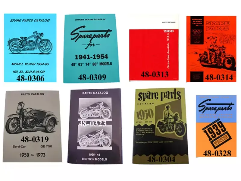 Flat Head Parts Book Set