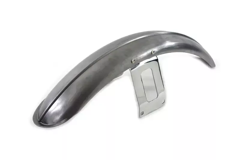 Front Fender with Chrome Bracket