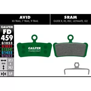 GalferBrake pad Avid X0 , 7 , 9