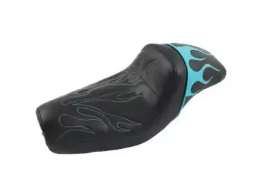 Gunfighter Seat Aqua Flame Style