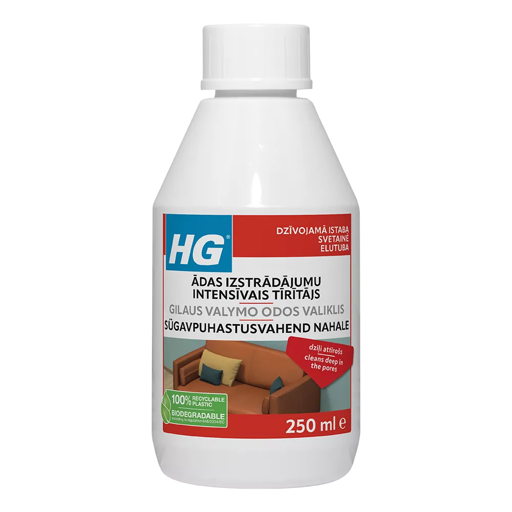 HG deep cleaner for leather - 250 ml