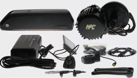 HPC 1500W Mid Drive Electric Bicycle Conversion System Complete Kit